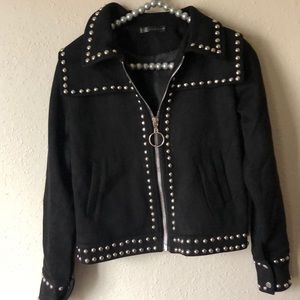 Black studded Blazer